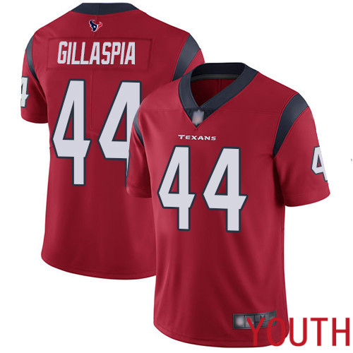 Houston Texans Limited Red Youth Cullen Gillaspia Alternate Jersey NFL Football #44 Vapor Untouchable